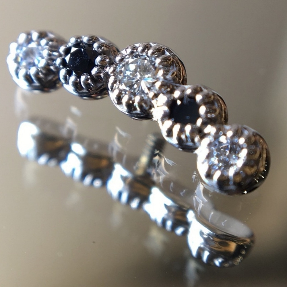 Black & White Diamond Cluster